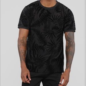 Fashion Nova Chillin' Short Sleeve Tee - Black